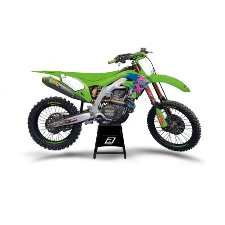 Nouvelle Collection Kit déco BLACKBIRD Rétro KAWASAKI KXF 250 KX 250 KXF 450 KX 450