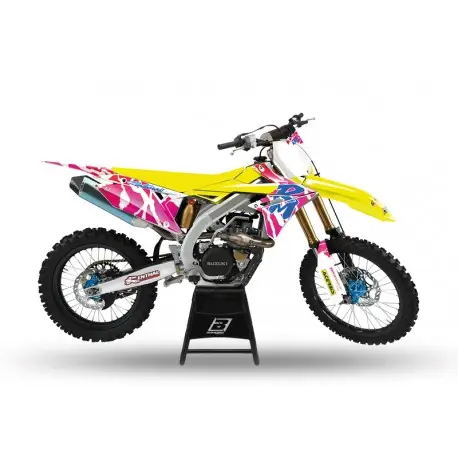 Meilleure Vente Kit déco BLACKBIRD Rétro SUZUKI RM 125 RM 250