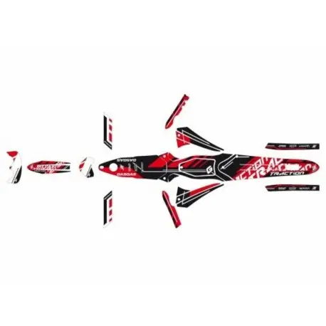 Usine Directe Kit déco BLACKBIRD Traction moto trial Gas Gas Txt Pro 2011-2022