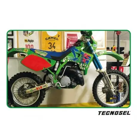 Kit déco complet TECNOSEL Team Kawasaki 1993 Usine Directe