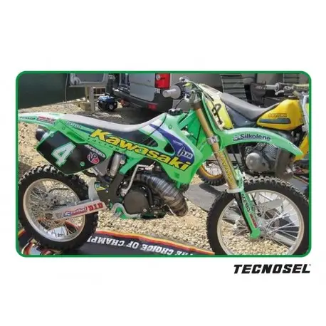 Top Vente Kit déco complet TECNOSEL Team réplica Kawasaki 1998