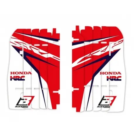 Kit déco de cache radiateur BLACKBIRD Replica Team HRC HONDA CRF 250 R 2010-2013 Expédition Rapide