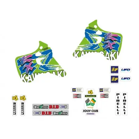 Kit déco TECNOSEL Team Kawasaki 1993 Acheter Direct