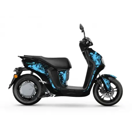 Kit déco Splash Noir Yamaha Neo's electrique 2022-2023 Satisfait Ou Remboursé