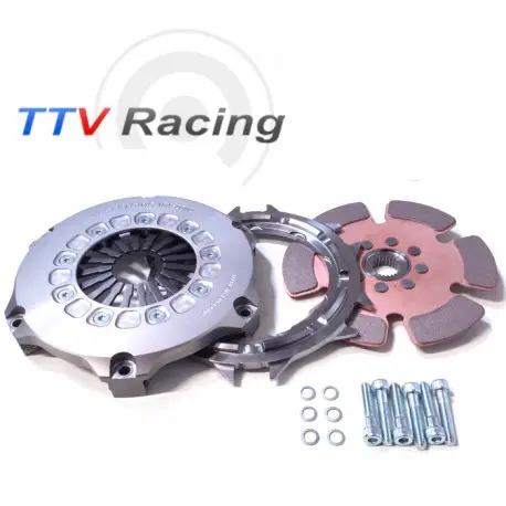 Kit embrayage 184mm Simple disque Compétition 310/360/450/530Nm| TTV Racing | Remplacement direct Helix 63-210 ou AP CP7381 Affaire À Saisir