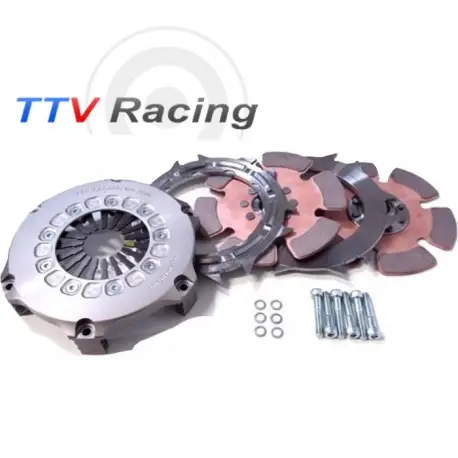 Kit embrayage 184mm Bi-disque 510/590/740/860Nm Compétition | TTV Racing Meilleur Prix