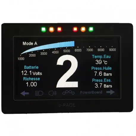 Tableau de bord e-RACE CAN Display – DASHBOARD Certifié