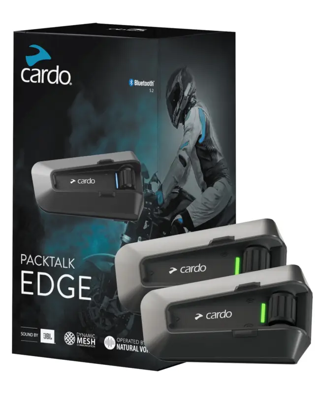 INTERCOM MOTO DUOcardoIntercom Packtalk Edge duo Meilleur Prix