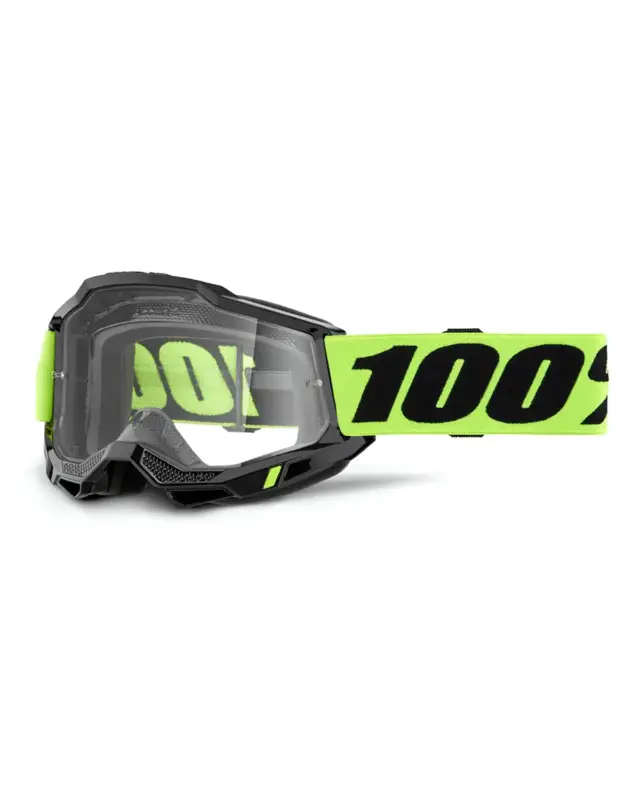 Masque Moto Cross100%Accuri 2 OTG jaune fluo Achat Immédiat