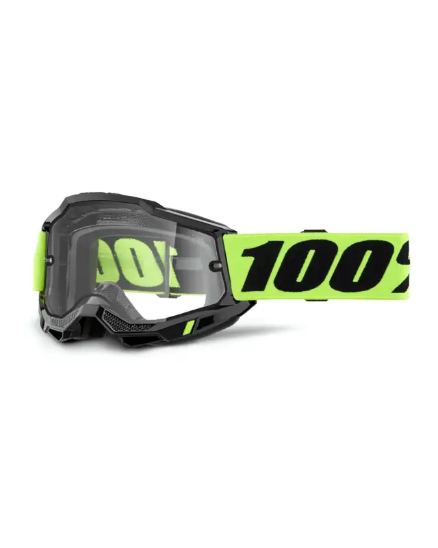 Masque Moto Cross100%Accuri 2 Enduro jaune fluo Solde
