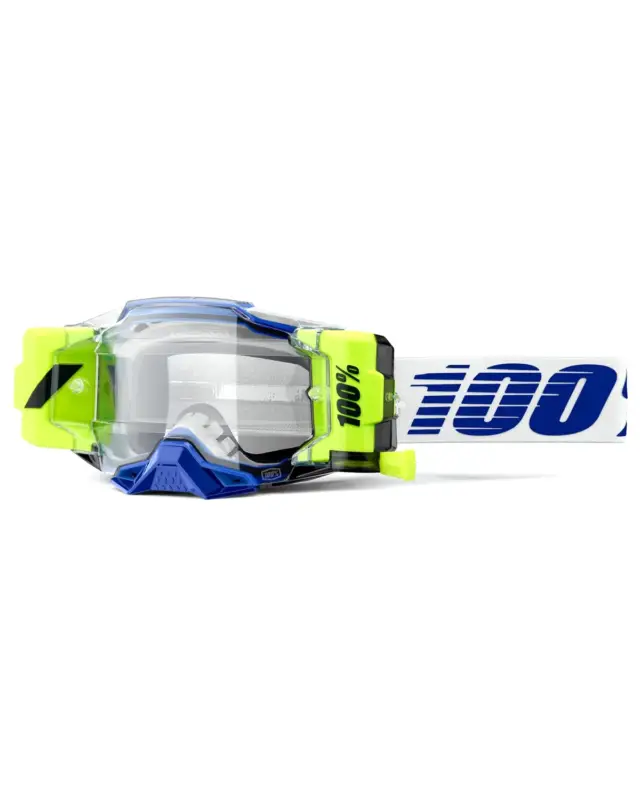 Meilleure Vente Masque Moto Cross100%Armega Forecast bleu
