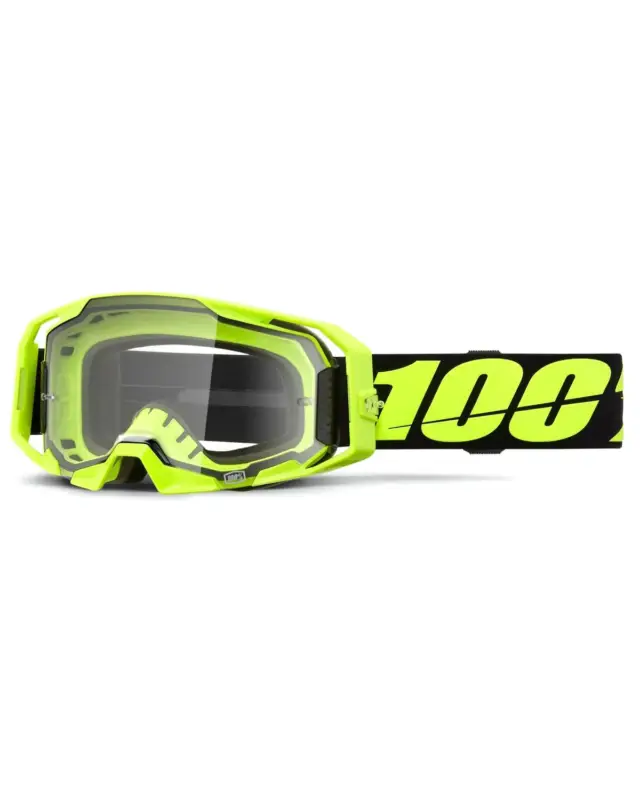 Affaire À Saisir Masque Moto Cross100%Armatic jaune fluo