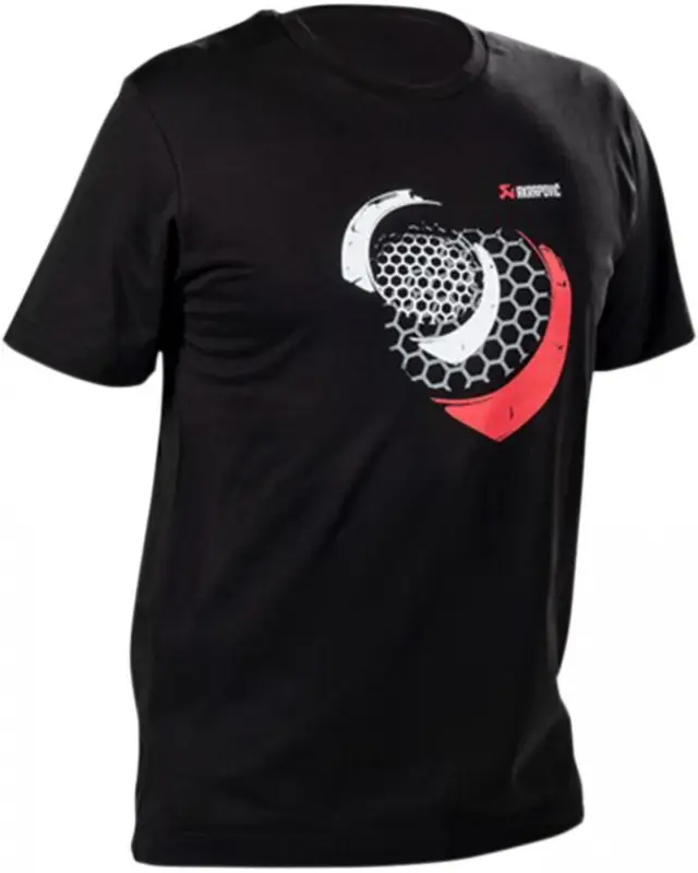 Expédié Aujourd’hui T-Shirt Motoakrapovic TEE MEN MESH BK L