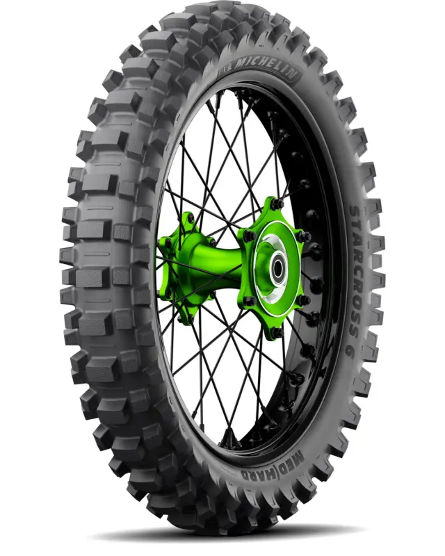 Top Vente Pneus : Route, Tout-Terrain, Scooter, Racing, Trailmichelin 120/80 - 19 M/C 63M STARCROSS 6 MEDIUM HARD NHS R TT