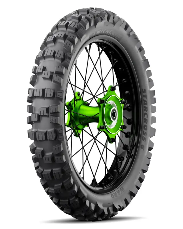Pneus : Route, Tout-Terrain, Scooter, Racing, Trailmichelin 110/90 - 19 M/C 62M STARCROSS 6 HARD NHS R TT Offre Exclusive