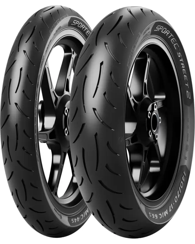 Pneus : Route, Tout-Terrain, Scooter, Racing, Trailmetzeler 80/80 - 14 M/C 43S TL Reinf SPORTEC STREET 2 Retour Gratuit
