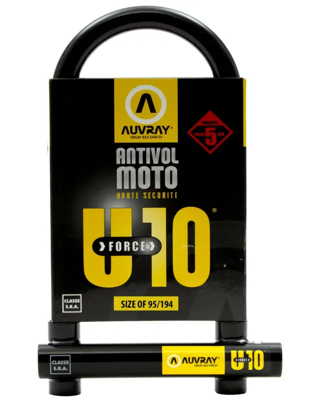 Antivol en U MotoauvrayFORCE 10 DF 95/194 SRA Bon Marché