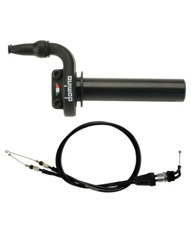 Meilleure Vente Poignées Motodomino Kit poignées DOMINO KRE avec câbles noir