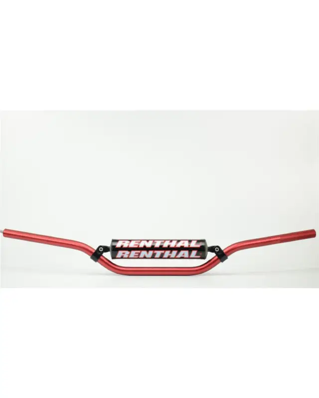 Livraison Express Guidon Motorenthal Guidon Ø22 2mm avec barre RENTHAL Classic Replica Ricky Carmichael rouge/mousse noire