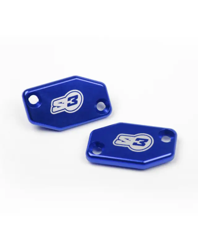 Couvercle Maitre Cylindre Motos3 Couvercle de maître-cylindre frein S3 bleu Braktec Quantité Limitée