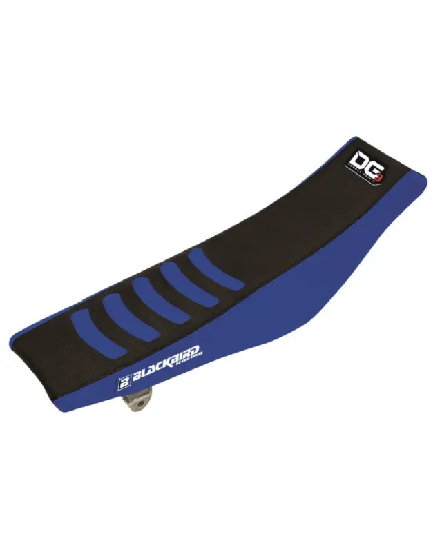Bon Marché Housse Selleblackbird Housse de selle BLACKBIRD Double Grip 3 noir/bleu Yamaha