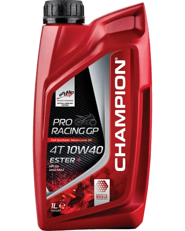 Commande En Gros Huile 4 Temps Motochampion PRORACING GP 4T 10W40001L -100% Synthèse ESTER+