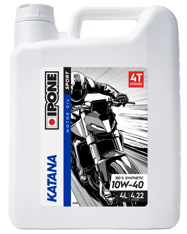 Huile 4 Temps MotoiponeKatana 10W40 4T 4 litres Remise