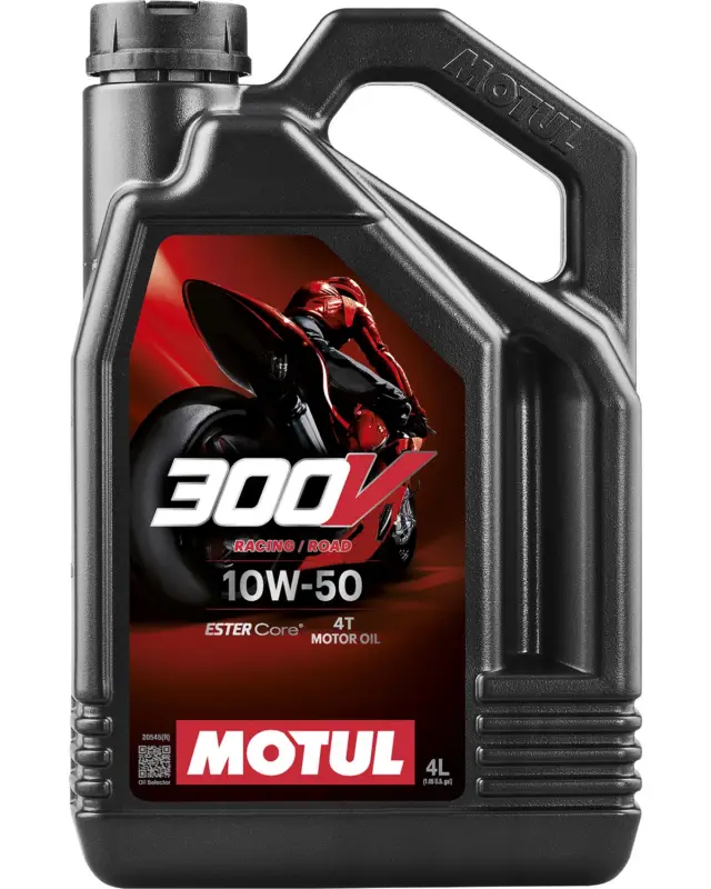 Huile 4 Temps Motomotul300V Road Racing 10W50 4T4 litres Promotion