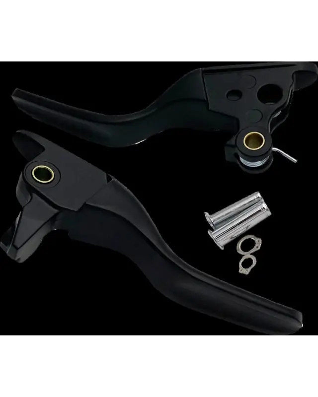 Bon Plan Levier Embrayage Motodrag specialties LEVER SET SHORT MATTE BLACK 21