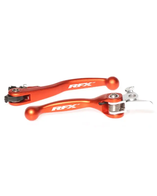 Offre Exclusive Kit Levier Embrayage et Frein MotorfxEnsemble de leviers flexibles forgés RFX Race (Orange) - KTM Divers freins Brembo / embrayages Magur