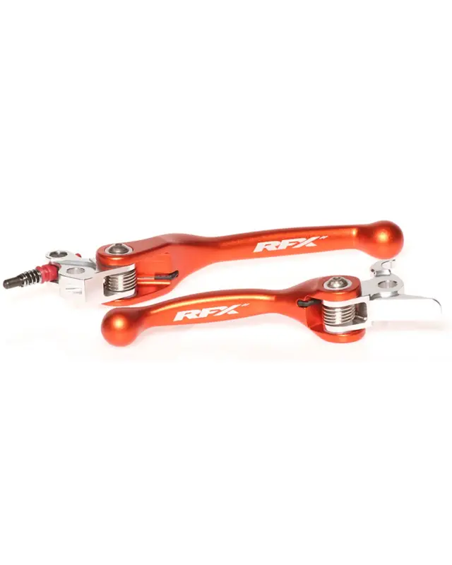 Usine Directe Kit Levier Embrayage et Frein MotorfxEnsemble de leviers flexibles forgés RFX Race (Orange) - KTM Divers freins Brembo / embrayages Magur