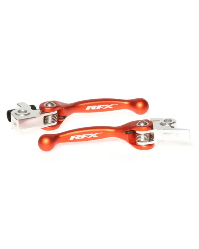Kit Levier Embrayage et Frein MotorfxEnsemble de leviers flexibles forgés RFX Race (Orange) Nouveauté