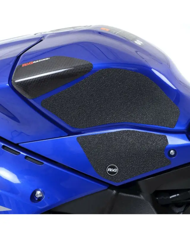 Stickers Réservoir Motor&g racing Kit grip de réservoir R&G RACING noir (4 pièces) Yamaha YZF-R1 Nouveauté