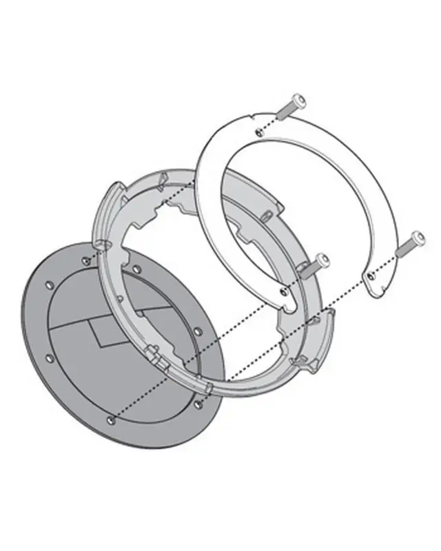 Certifié Support Sacoche Motogivi Fixation Easy-Lock BF03