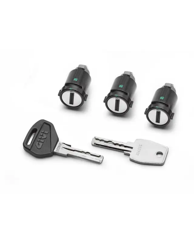 Jusqu’à Épuisement Des Stocks Pièces Détachées Top Case MotogiviKit 3 barillets + clefs sécurité pour OBKEV/OBKEVS
