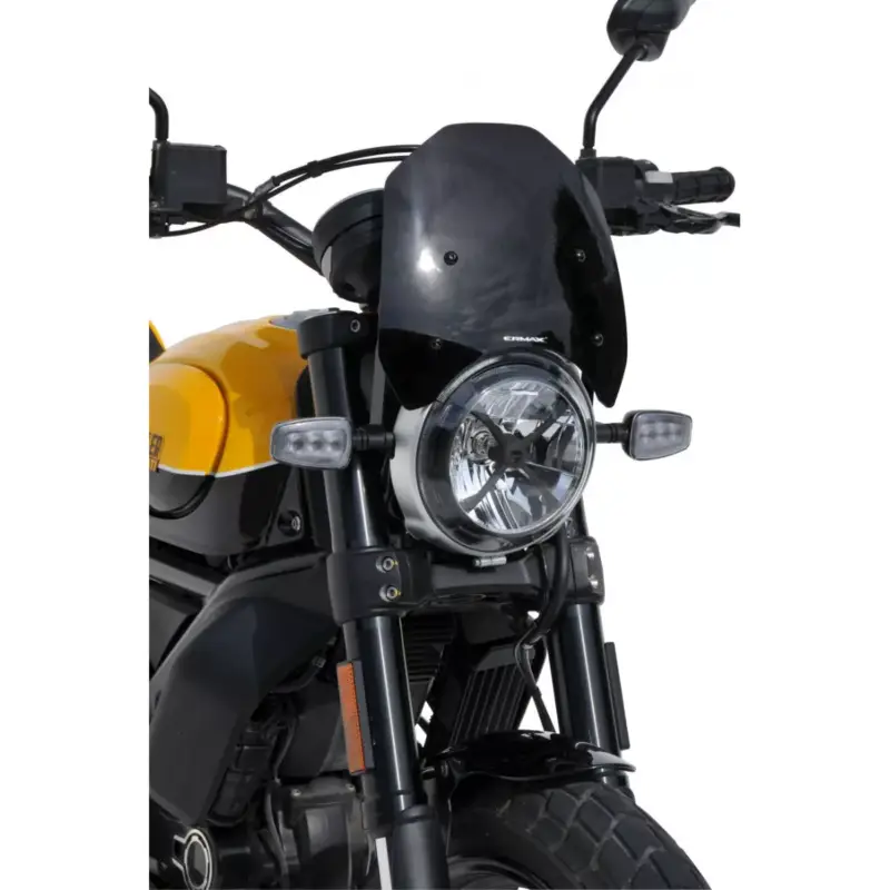Quantité Limitée Saute Vent Sport Ermax, hauteur 20cm, pour Ducati Scrambler Sixty2 2016-2019