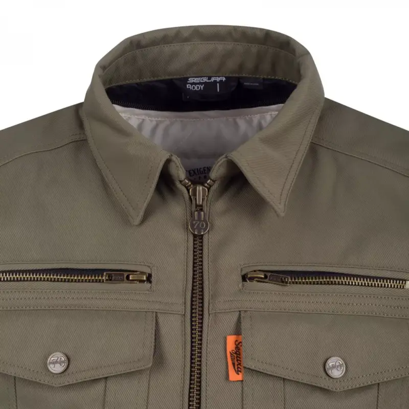 Blouson moto SEGURA PATROL Kaki Promotion
