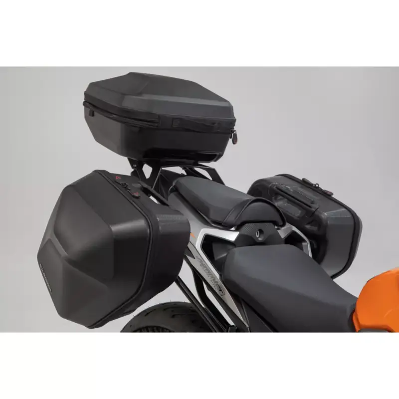 Meilleur Choix Kit de valises latérales URBAN ABS 2 x 16,5 litres pour Honda CB500F et CBR500R 2018 et +