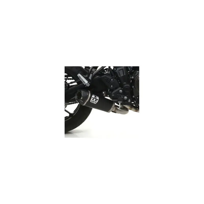 Silencieux WORKS ARROW 71920PKN Nichrom Dark embout carbone pour Yamaha Tracer 7 2020 et +, MT07 2021-2024 Remise