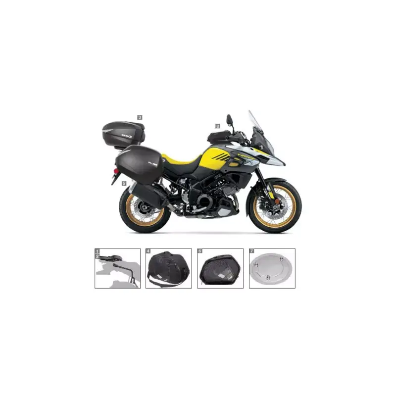 Super Prix Pack bagagerie complet SHAD pour Suzuki DL 1000 Vstrom et Vstrom XT 2014-2019