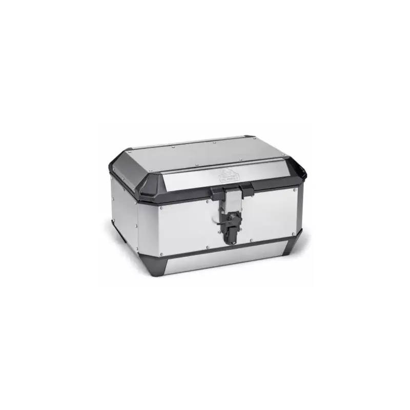 Top Case moto MONOKEY GIVI Trekker ALASKA 56 litres aluminium naturel Expédition Rapide