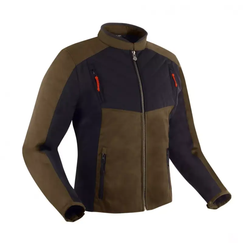 Blouson moto SEGURA VOLT Kaki-Noir Offre Du Jour