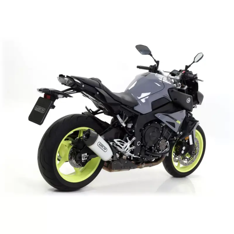 Réduction Silencieux INDY RACE ARROW aluminium noir pour Yamaha MT10 2016-2021
