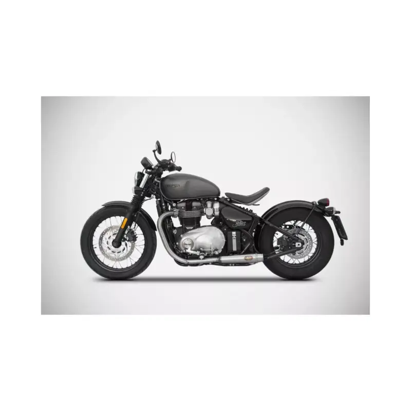 Silencieux inox racing ZARD pour Triumph Bobber Livraison Gratuite