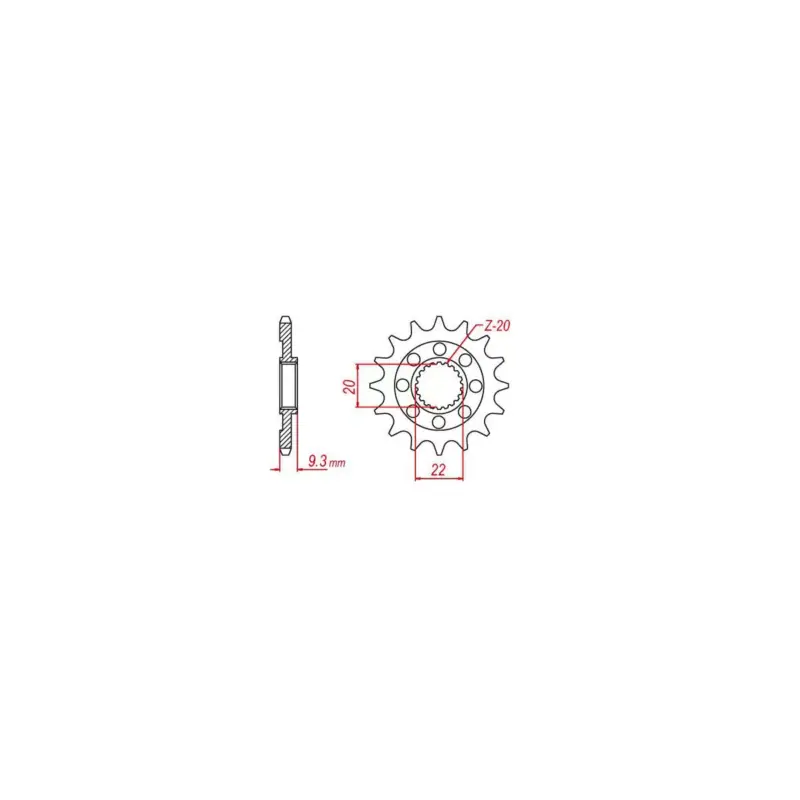 Offre Spéciale Esjot – Pignon TT Lightweight Kawasaki – 520 – 12 Dents – Made in Germany