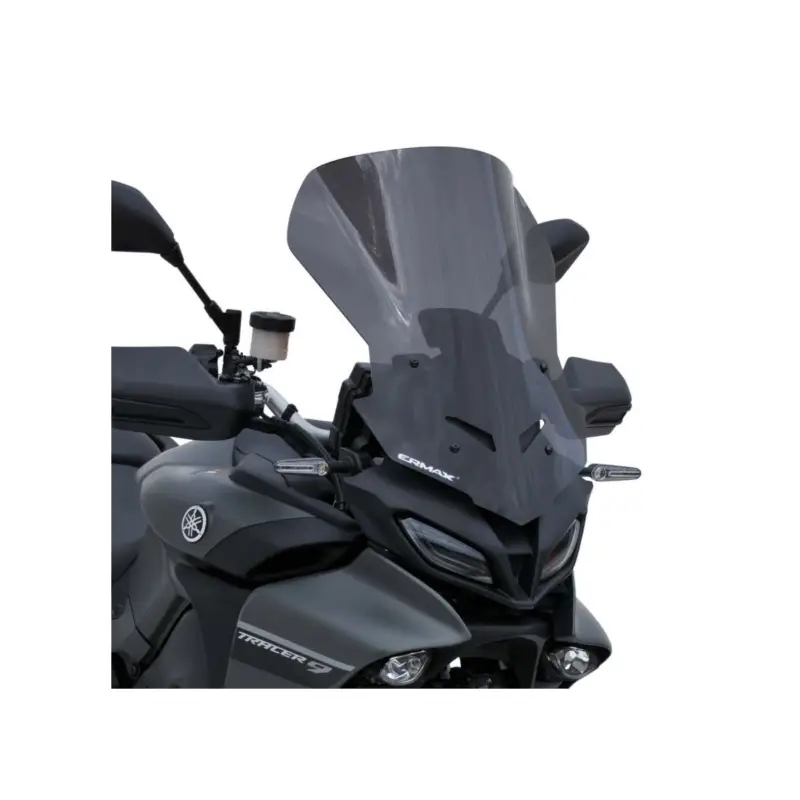Bulle Pare-Brise Haute protection Ermax 50 cm pour Yamaha Tracer 9 et Tracer 9 GT 2021-2024 Certifié