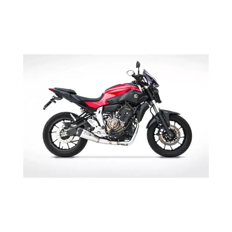 Meilleure Vente Ligne complète racing 2×1 inox ZARD pour Yamaha MT07 / XSR700 2014-2016