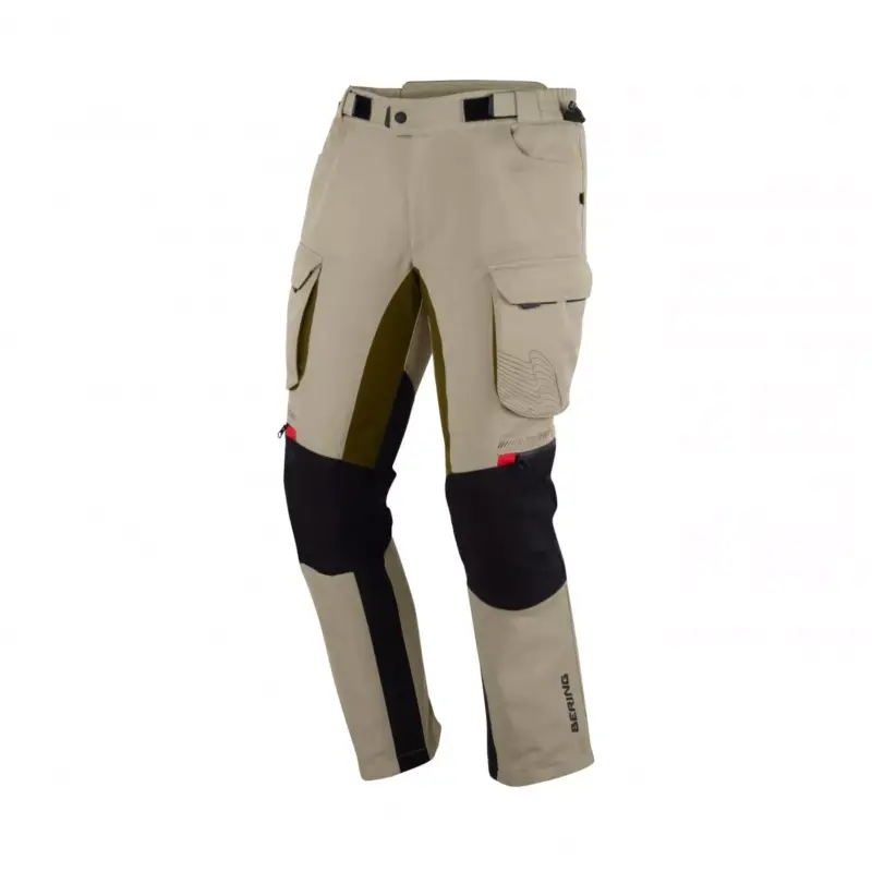 Pantalon moto Bering FREEWAY Beige/Noir Seulement Aujourd’hui