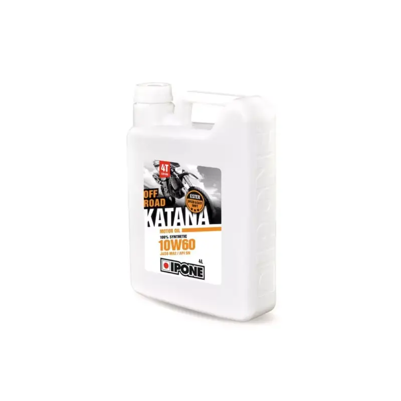 Huile moteur 4T 10W60 IPONE KATANA 4L - 100% Synthèse Commander Vite