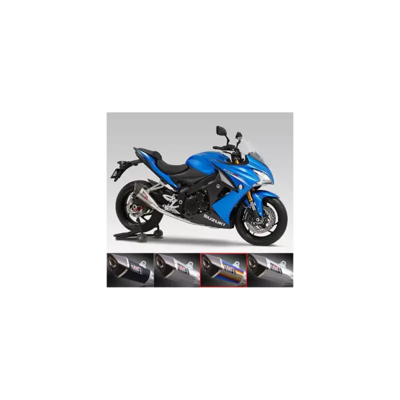 Paiement Sécurisé Ligne complète YOSHIMURA R-11 titane bleu Suzuki GSX-S1000